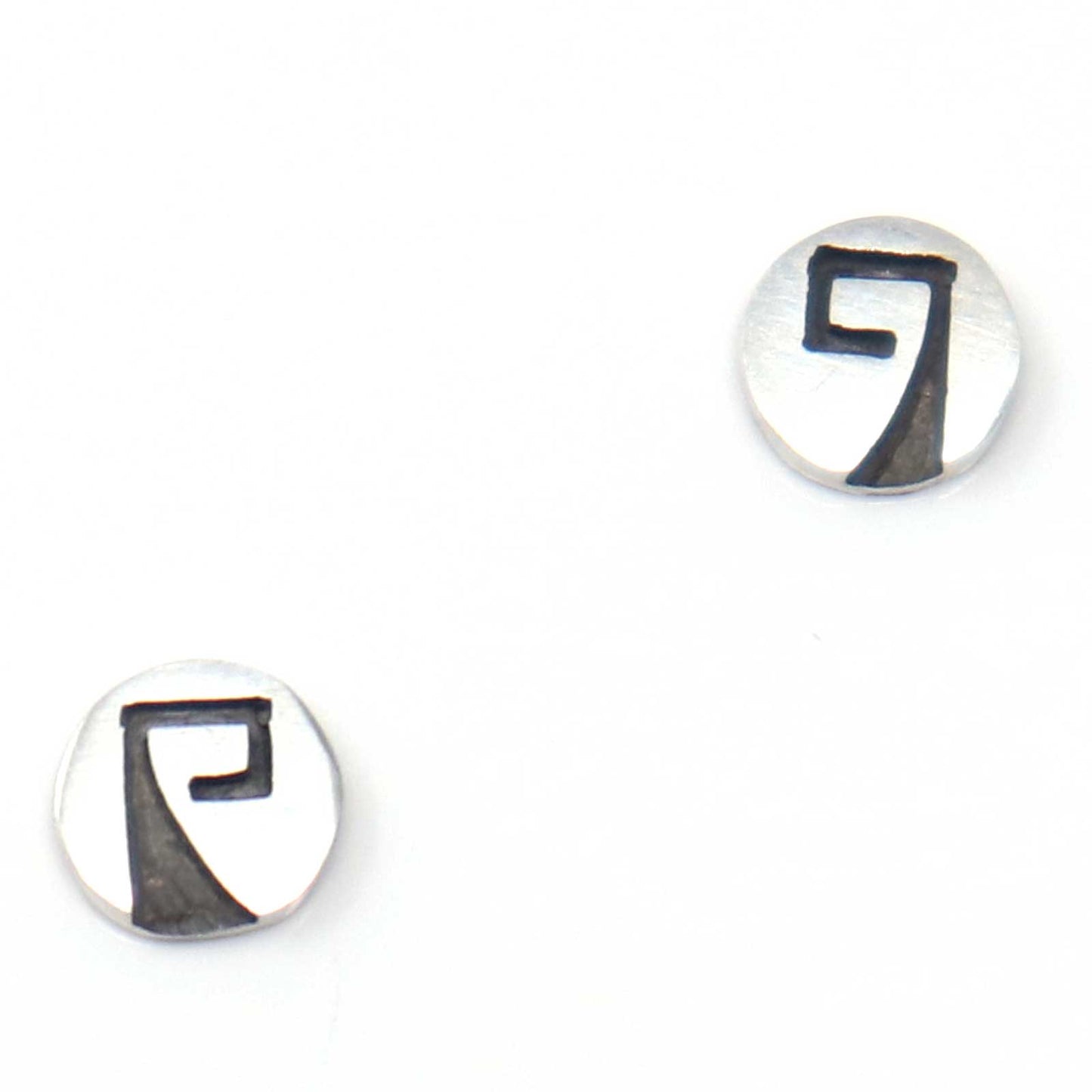 Load image into Gallery viewer, 1/4&amp;quot; Hopi Post Earrings - Water
