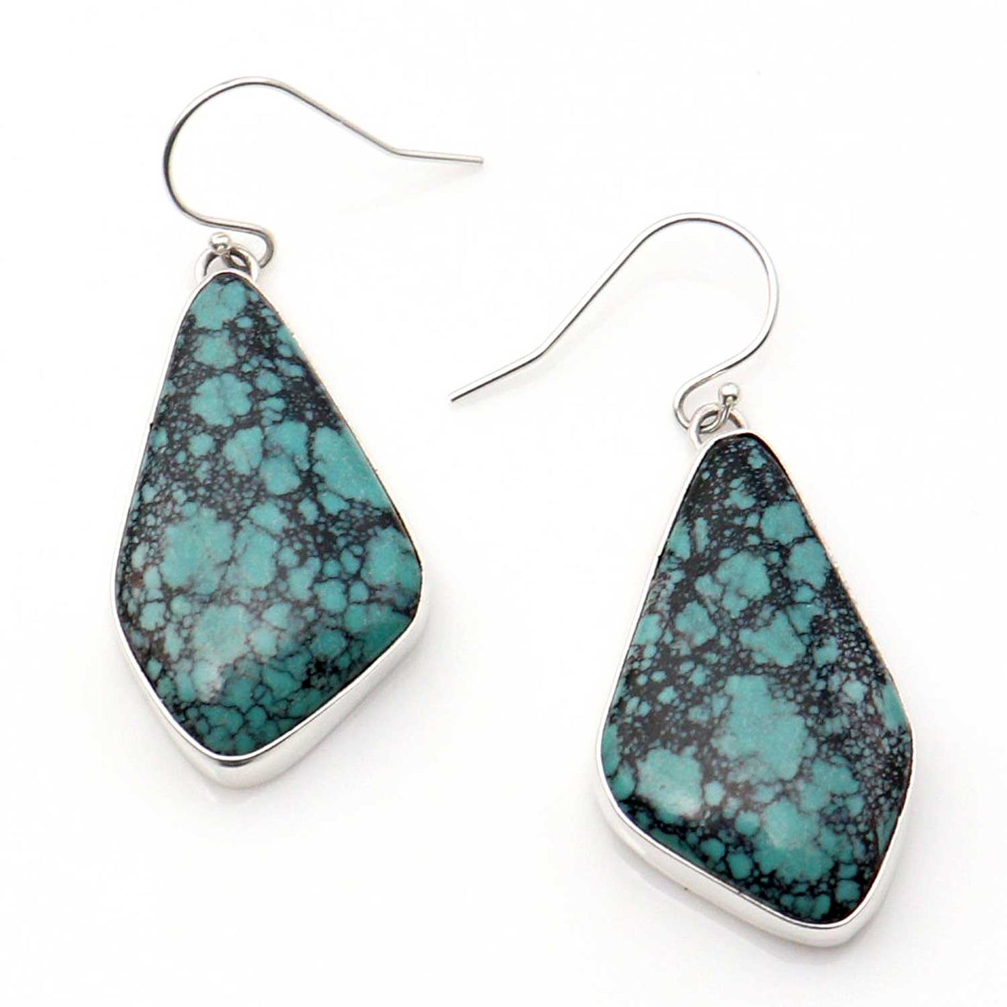 Stormy Mountain Turquoise Earrings by Platero