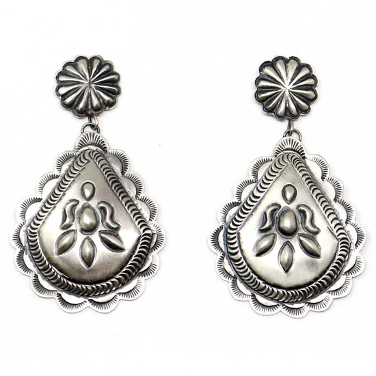 Repousse & Stamp Earrings by Charlie