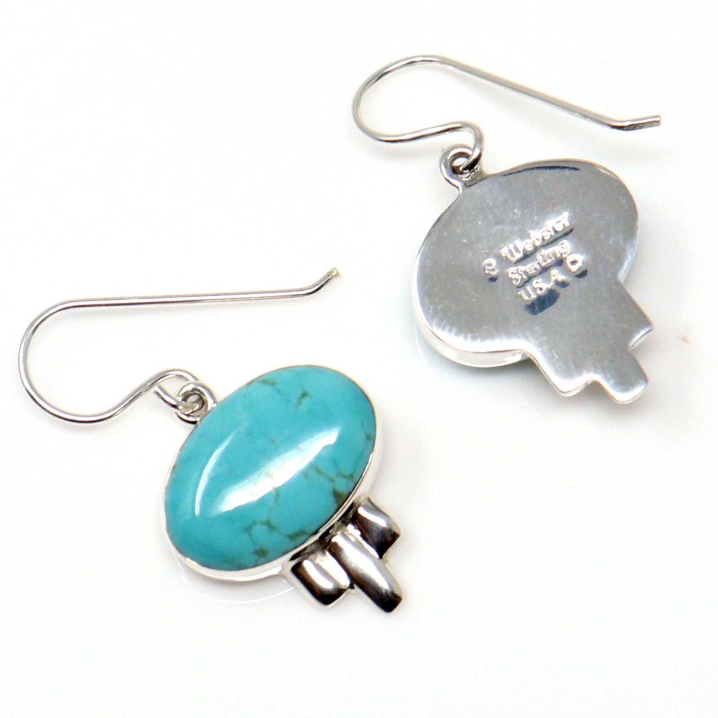 Number 8 Earrings by Cathy Webster