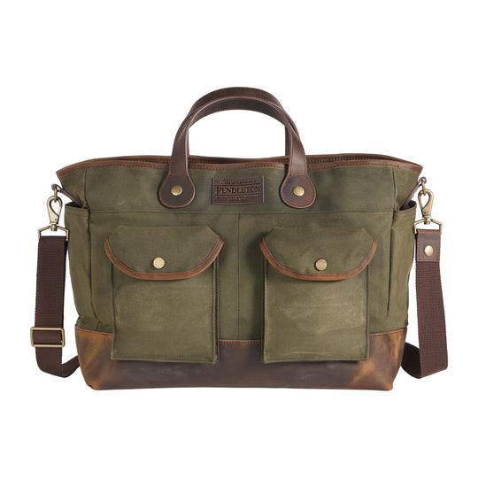 Pendleton Odyssey Collection Waxed Canvas Messenger Bag
