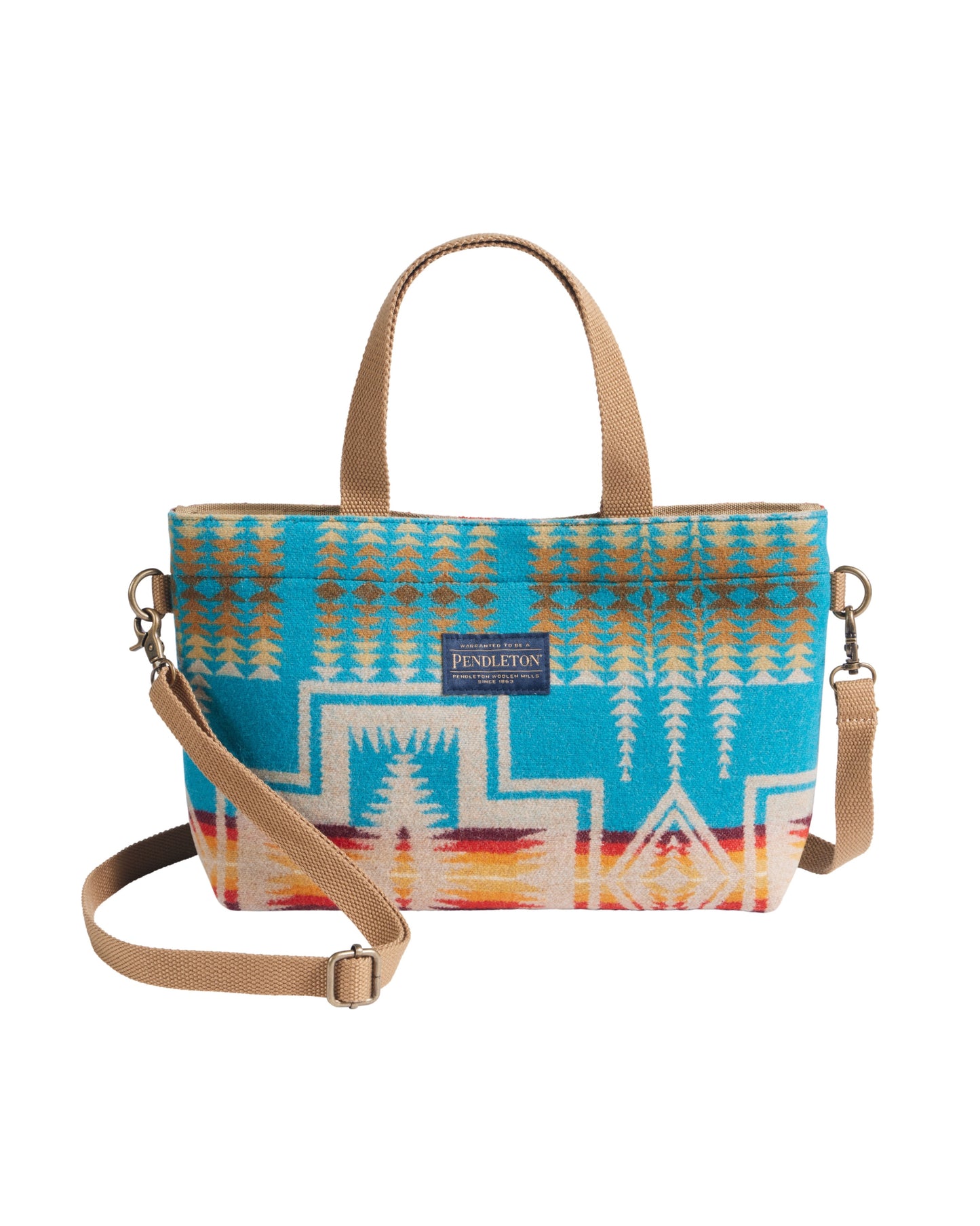 Pendleton Harding Mini Tote- Turquoise