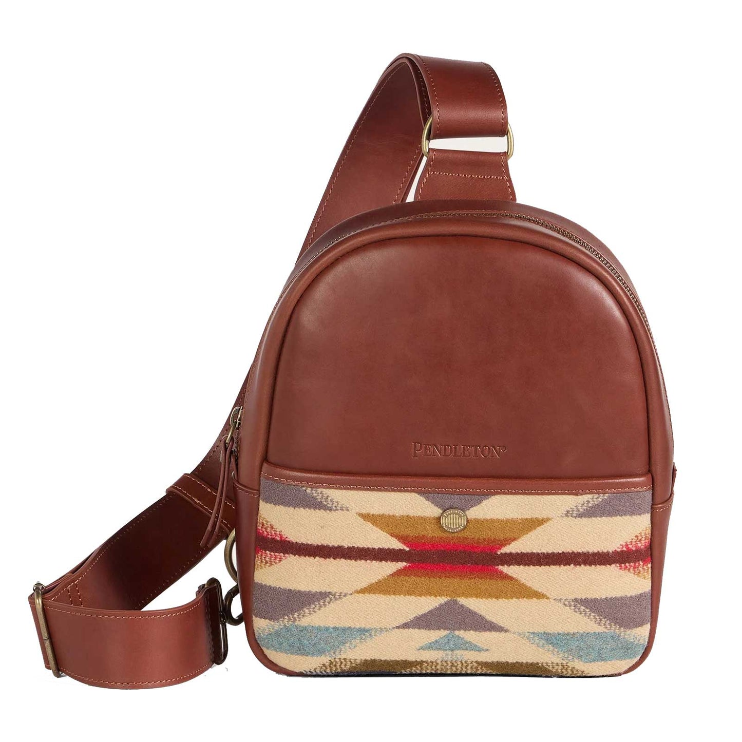 Pendleton Wyeth Trail Leather Sling Backpack