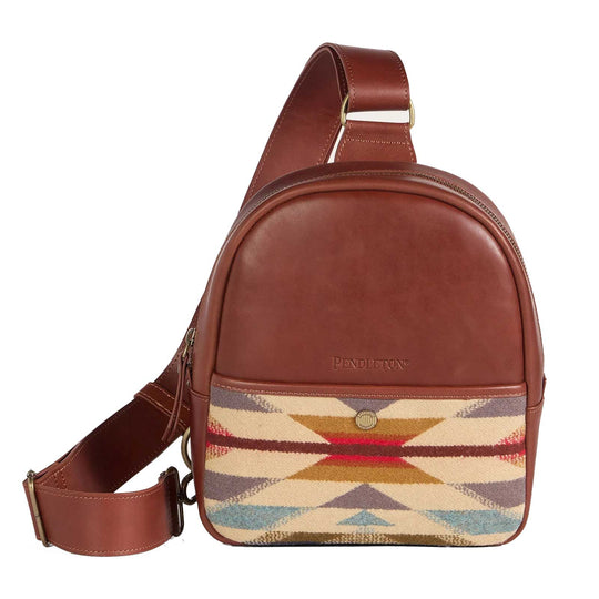 Pendleton Wyeth Trail Leather Sling Backpack
