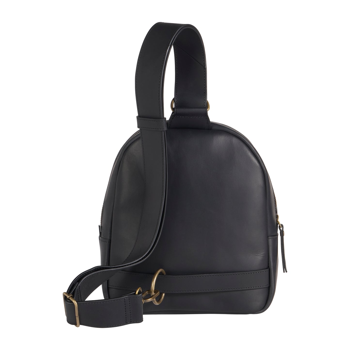 Pendleton Blue Ridge Black Leather Sling Backpack