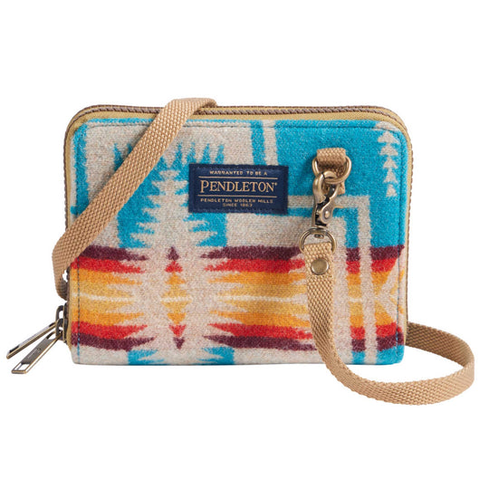 Pendleton Harding Turquoise Crossbody Organizer