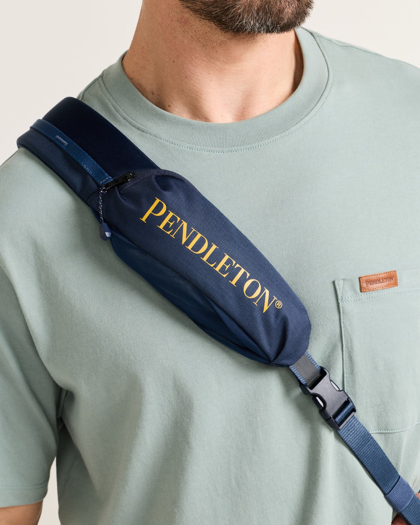 Pendleton Explorer Collection Creekside Navy Sling Backpack