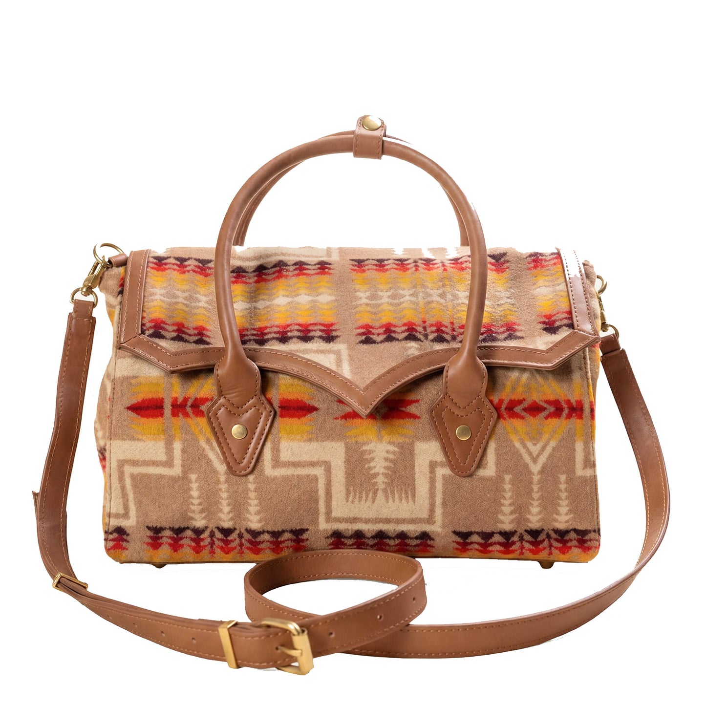 Pendleton Look West Harding Tan Handbag