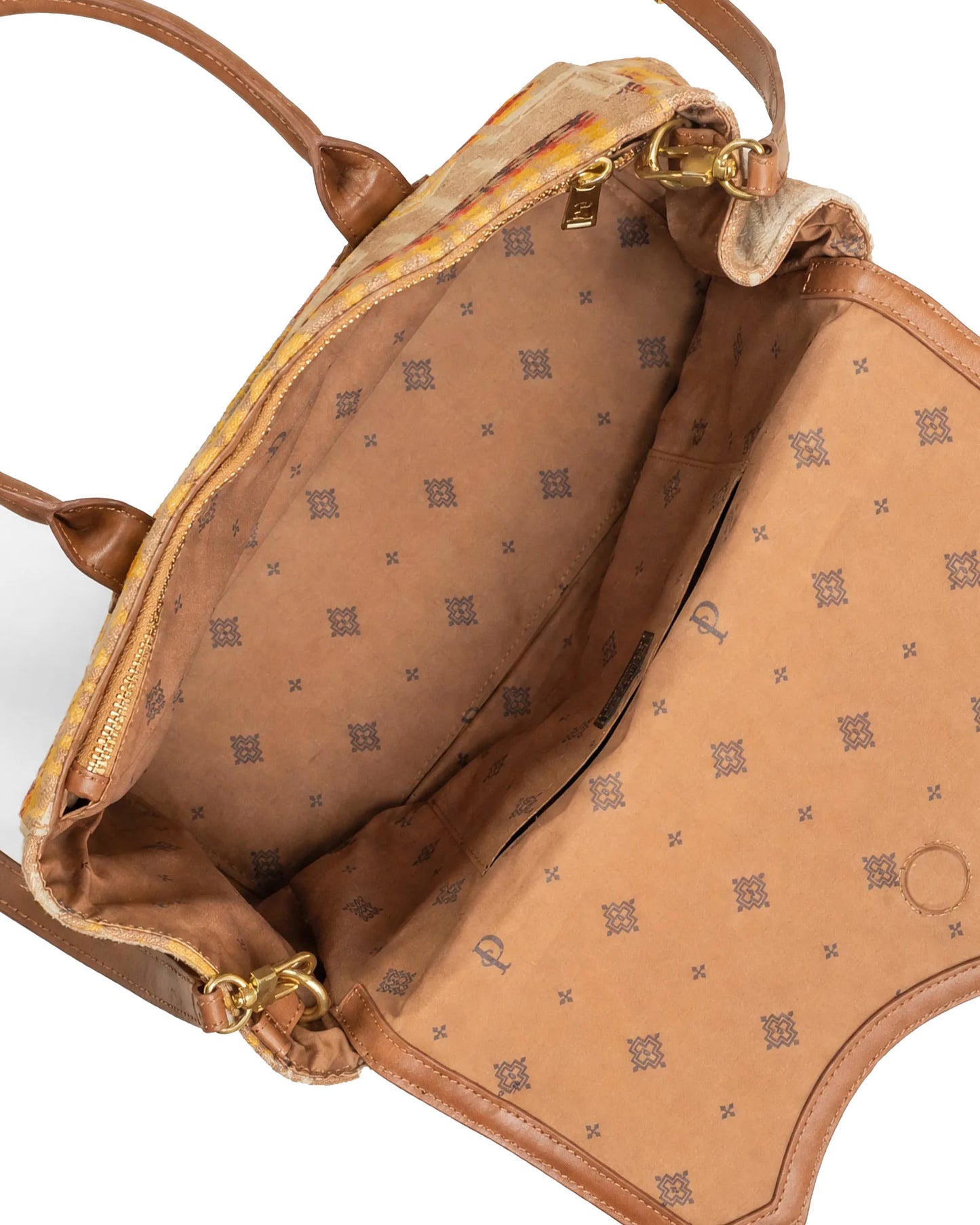 Pendleton Look West Harding Tan Handbag