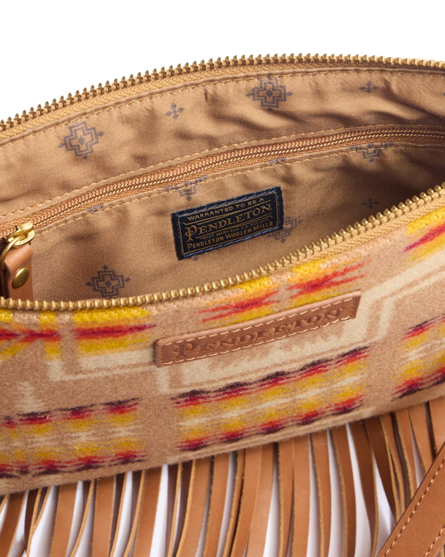 Pendleton Look West Harding Tan Crossbody