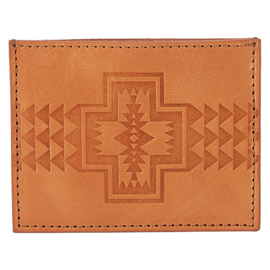 Load image into Gallery viewer, Pendleton Slim Leather Wallet Tan
