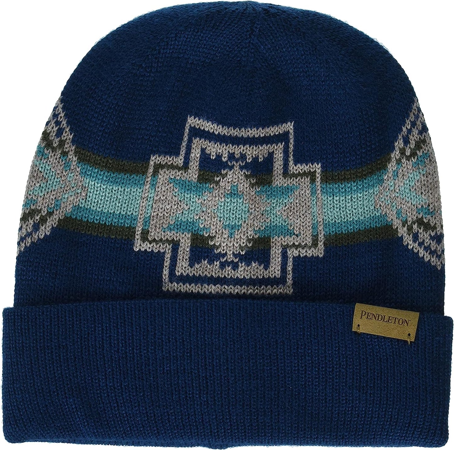 Load image into Gallery viewer, Pendleton Knit Beanie, Harding Aegean
