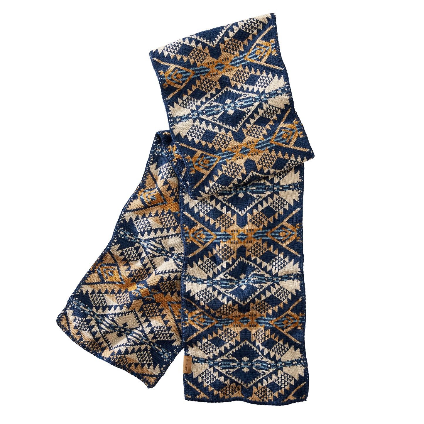 Pendleton Knit Wool Scarf|Muffler Journey West Navy