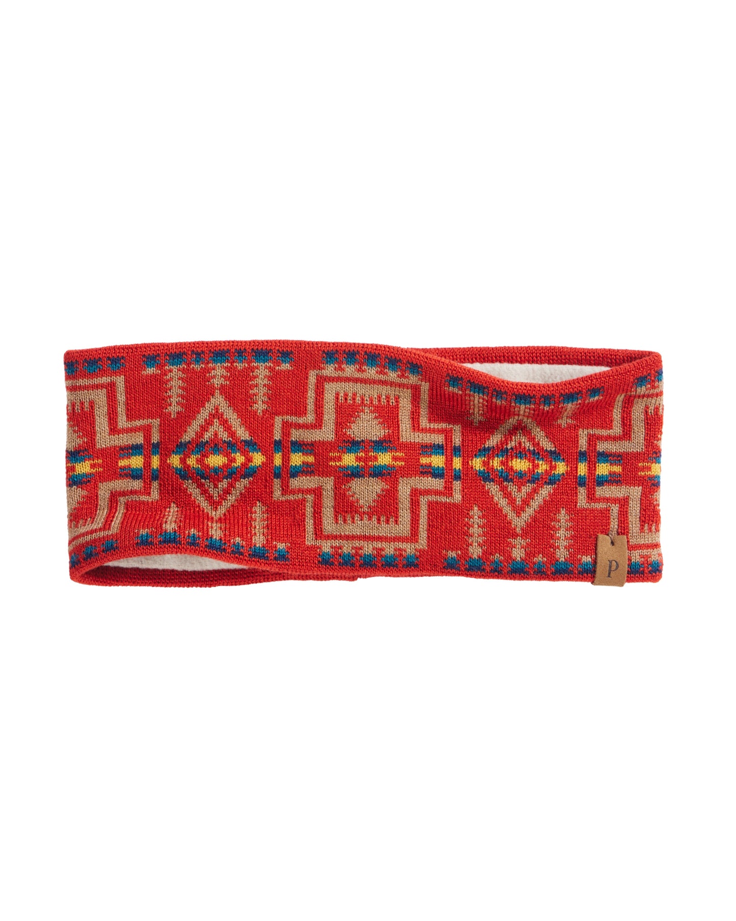 Pendleton Fleece Lined Headband -Harding Red