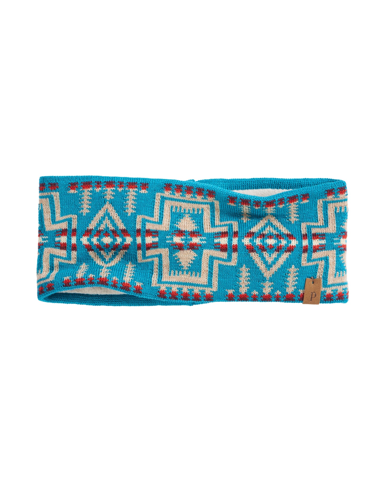 Pendleton Fleece Lined Headband -Harding Turquoise