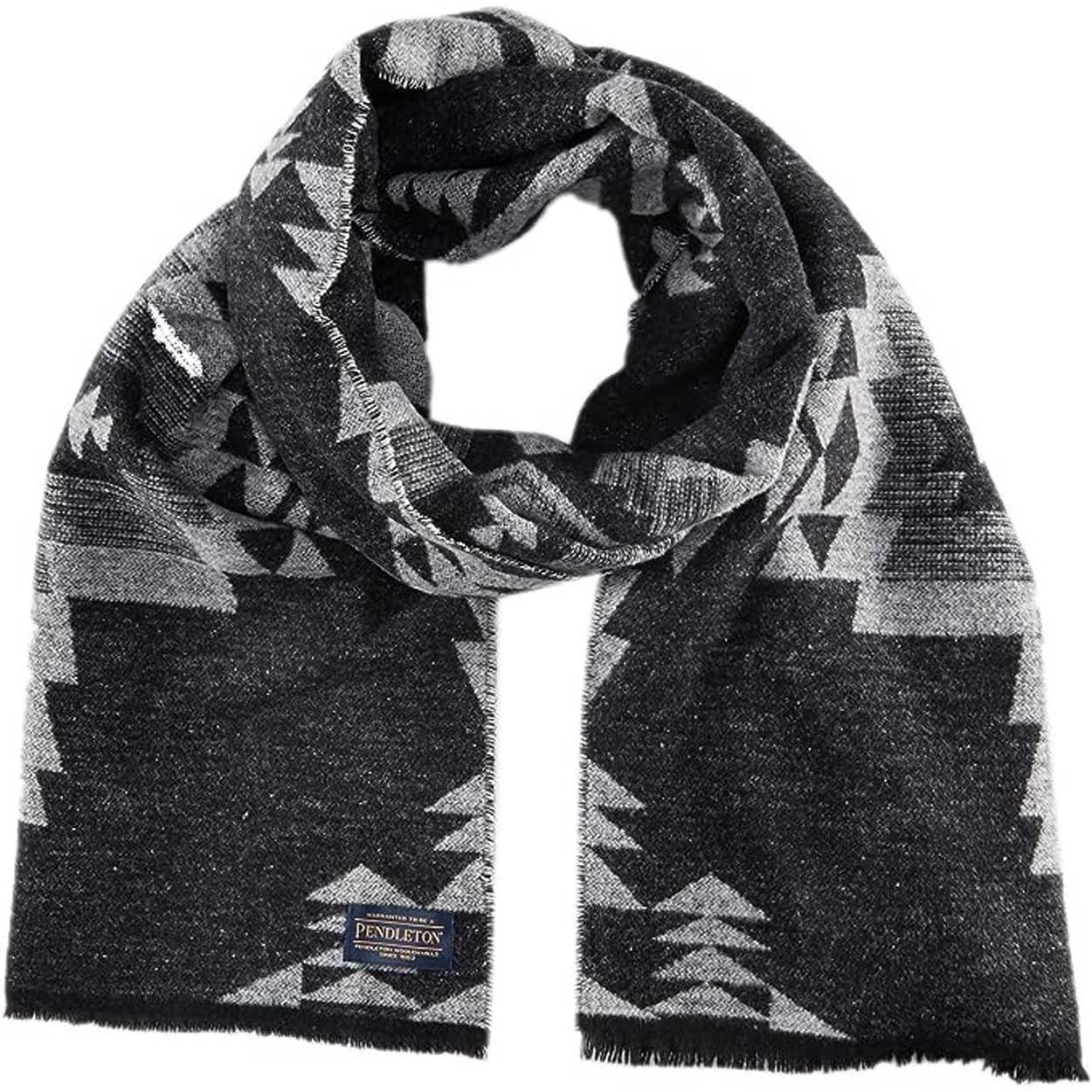 Load image into Gallery viewer, Pendleton Oversize Wrap Rock Point Black
