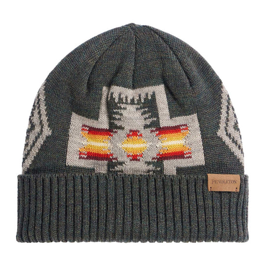 Pendleton Harding Olive Merino Wool Knit Cap