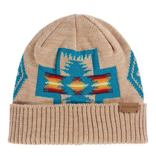Pendleton Harding Tan Merino Wool Knit Cap