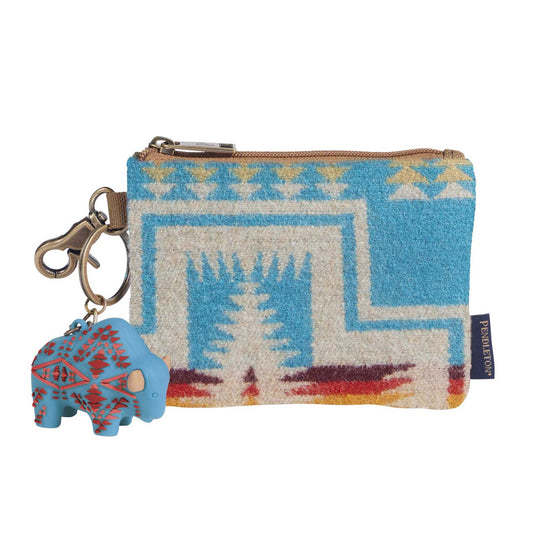 Pendleton Harding Turquoise Bison ID Pouch