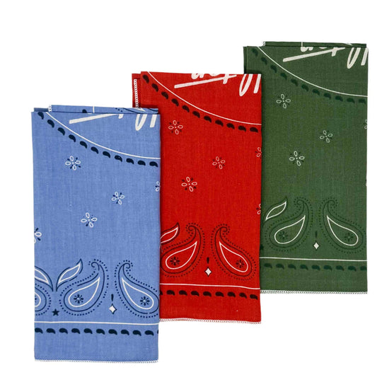 Pendleton Three Pack Bandana Cowboy Multi