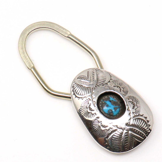 Load image into Gallery viewer, Turquoise Key Ring by Skeets
