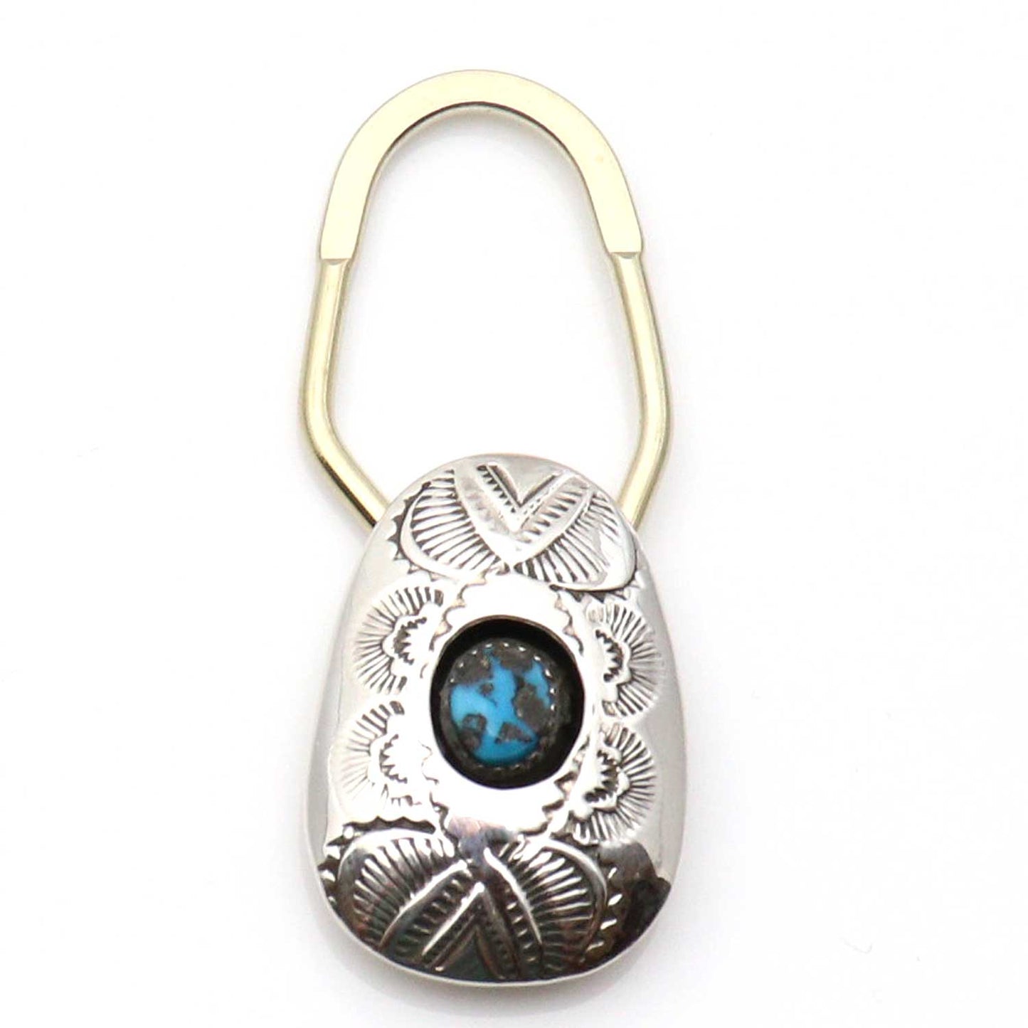 Load image into Gallery viewer, Turquoise Key Ring by Skeets
