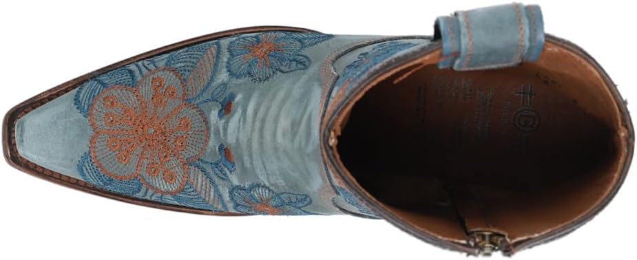 Circle G by Corral - Floral Embroidered Snip Toe Booties