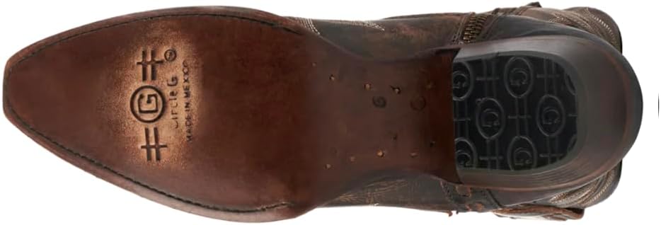 Circle G by Corral - Black Embroidery Snip Toe Ankle Booties