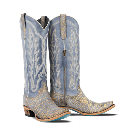 Women's Skylight Gilded Denim Boot by Lane
