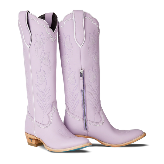 Women's Sweet Memories Knee High Boots - Lovely Lavender by Lane