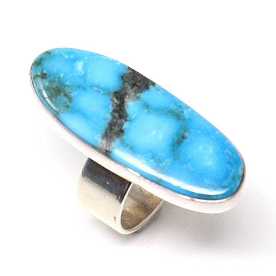 Milton Lee's Adjustable Ring with Kingman Turquoise