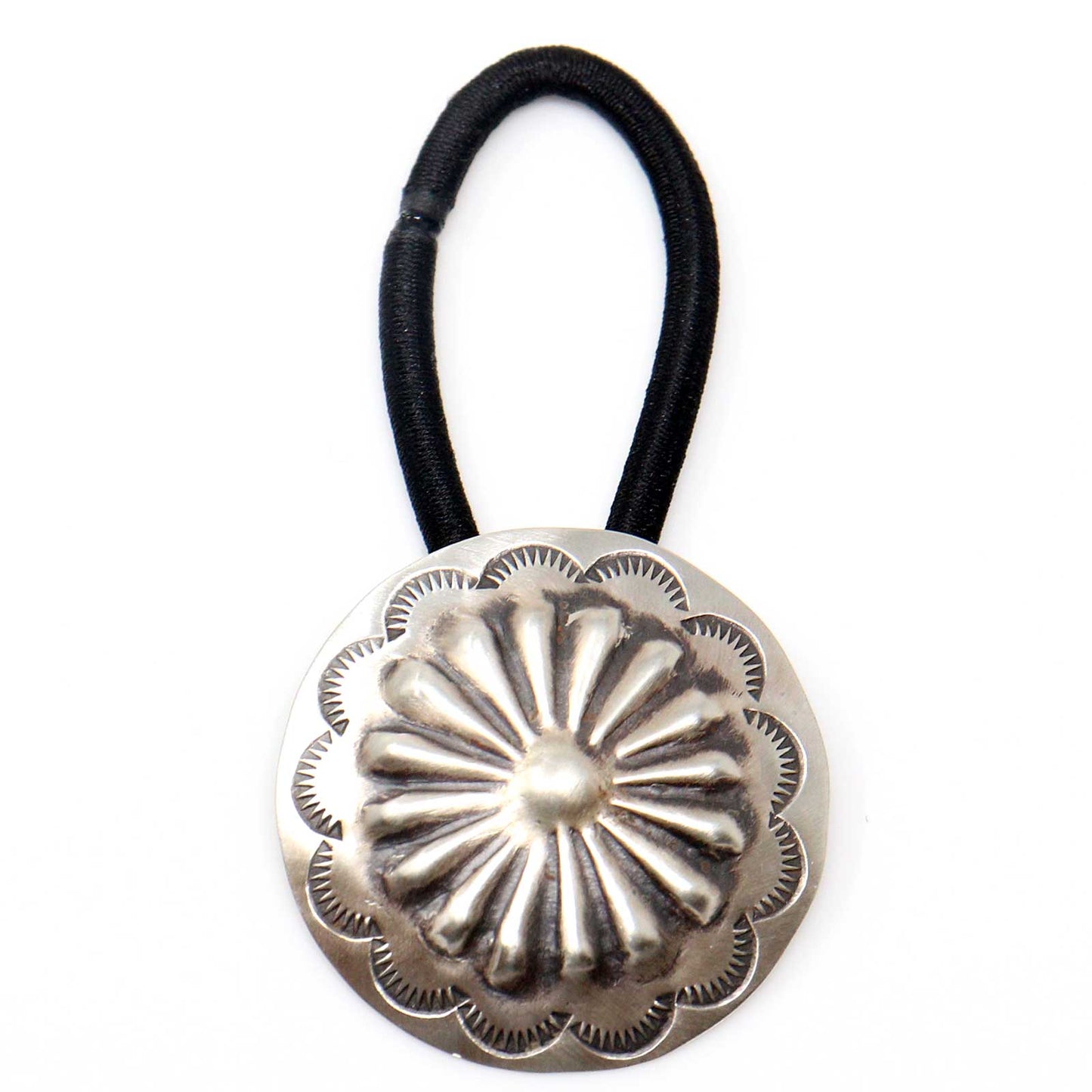 Navaho Silver Hair Tie by Arlene Soce