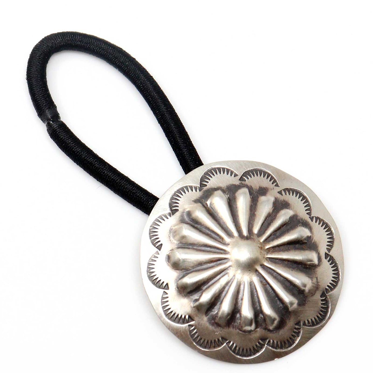 Navaho Silver Hair Tie by Arlene Soce