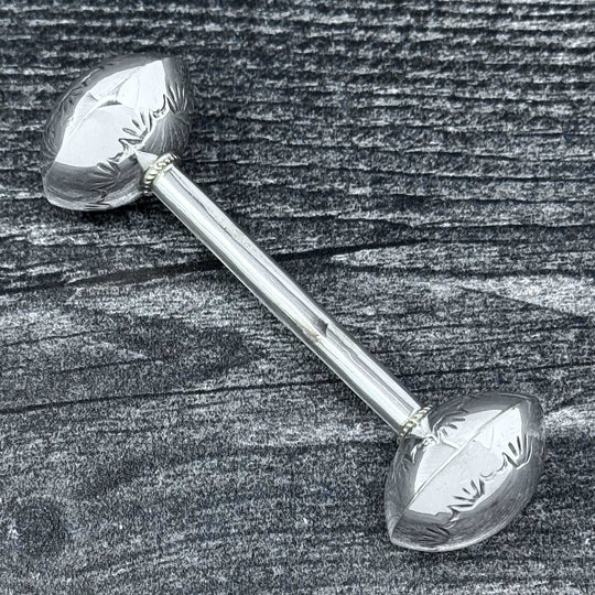 Sterling Silver Baby Rattle By Monica Smith
