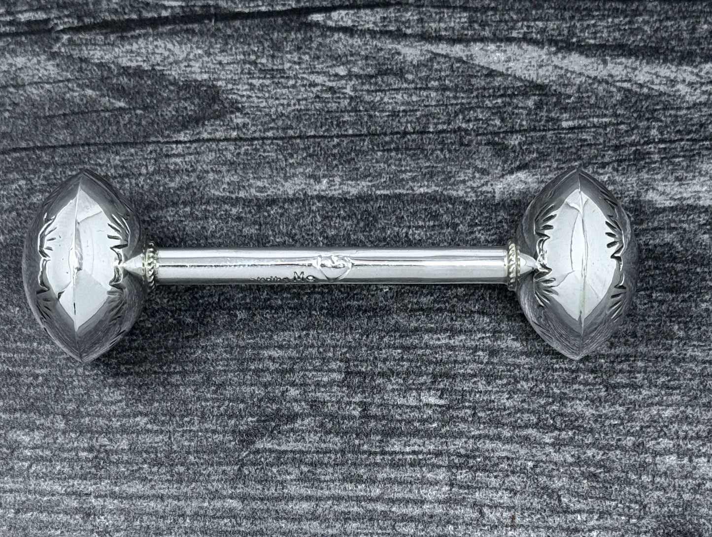 Sterling Silver Baby Rattle By Monica Smith