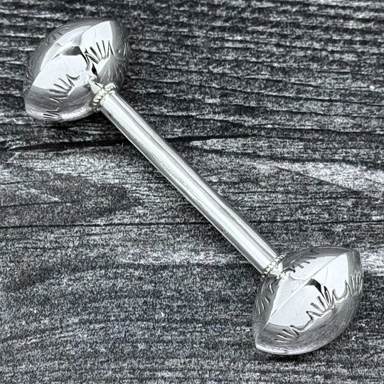 Sterling Silver Baby Rattle By Monica Smith