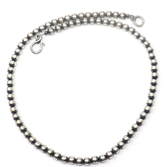 Load image into Gallery viewer, 18&amp;quot; 6 mm Sterling Silver Pearls
