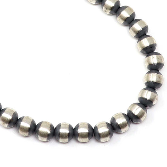 Load image into Gallery viewer, 18&amp;quot; 6 mm Sterling Silver Pearls
