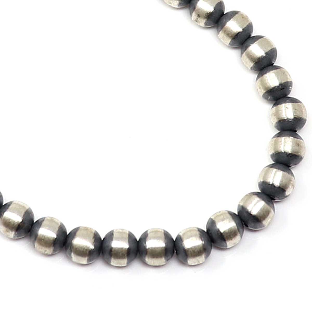 20" 6 mm Sterling Silver Pearls