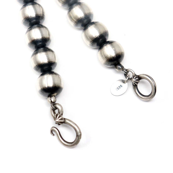 22" 10 mm Sterling Silver Pearls