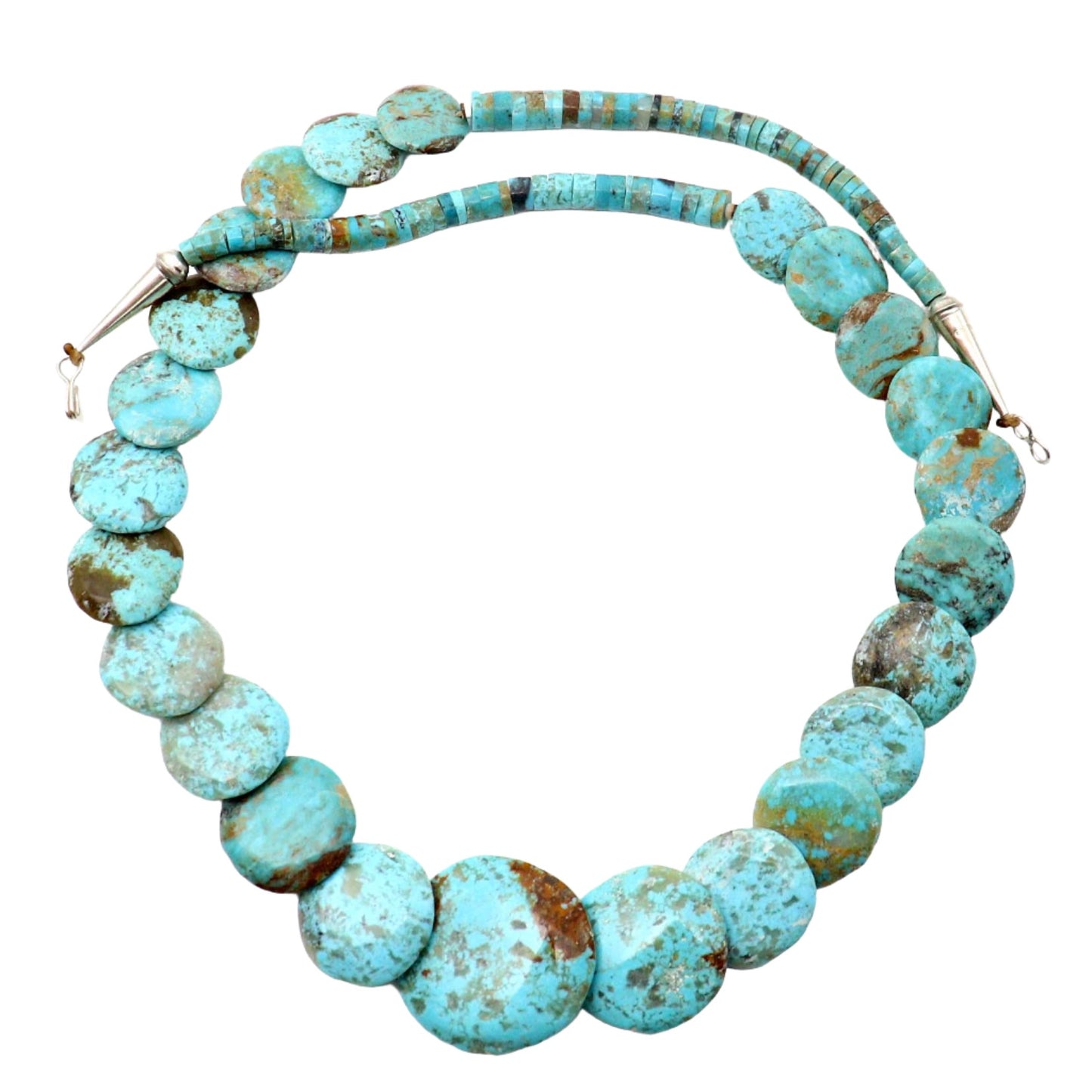27" Graduated Turquoise Bead Necklace by Garcia