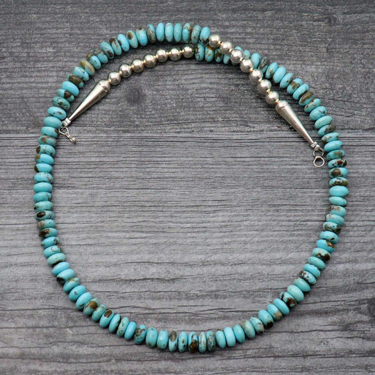 21" Turquoise Beads Necklace