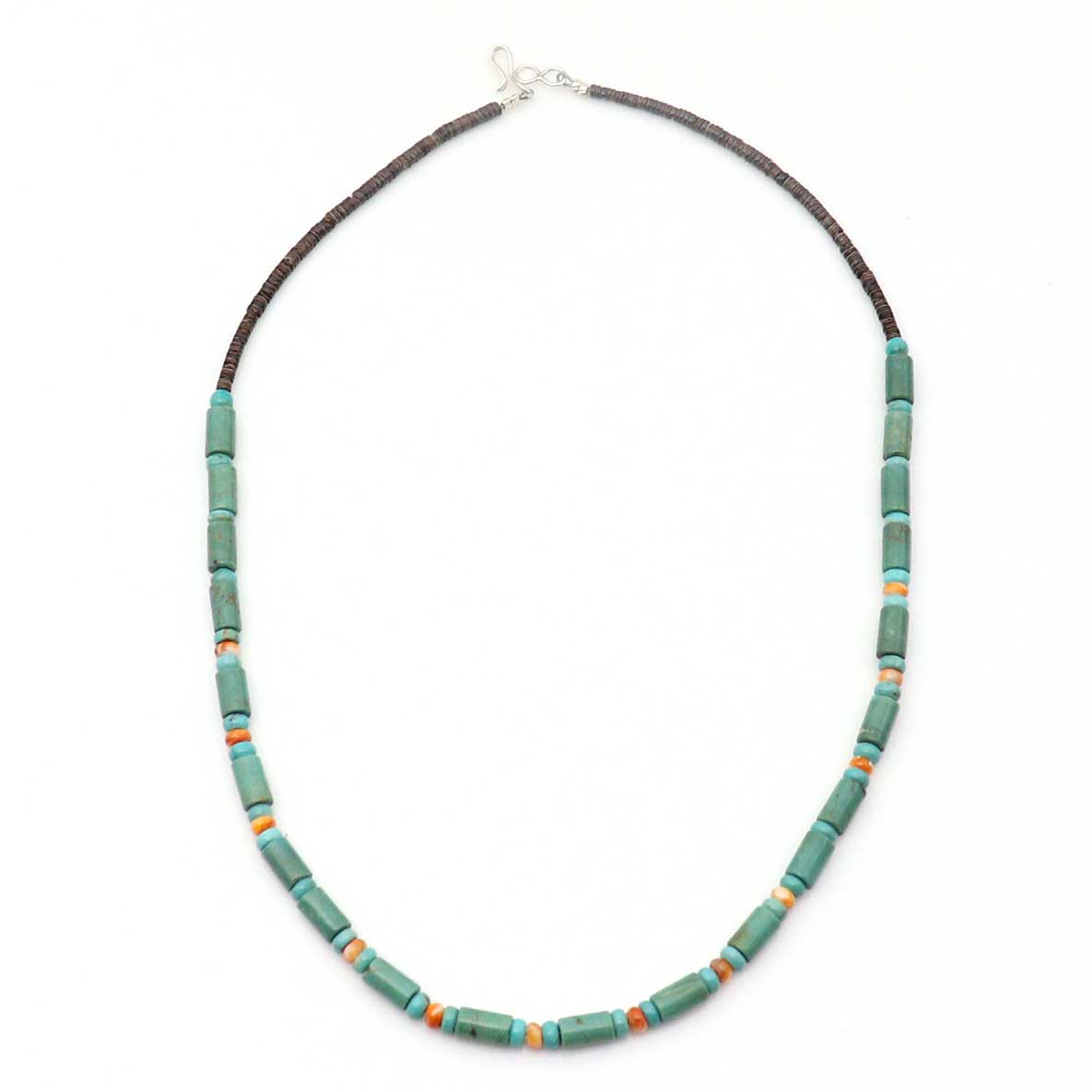 18" Turquoise & Heische Shell Necklace