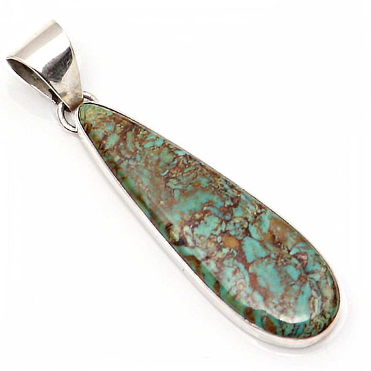 Tear Drop Variscite Pendant by Chee