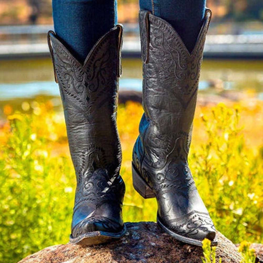 Old Gringo Yippee Ki Yay Women's Boots-Sintra Black