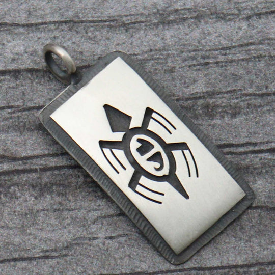 Hopi Silver Turtle Pendant