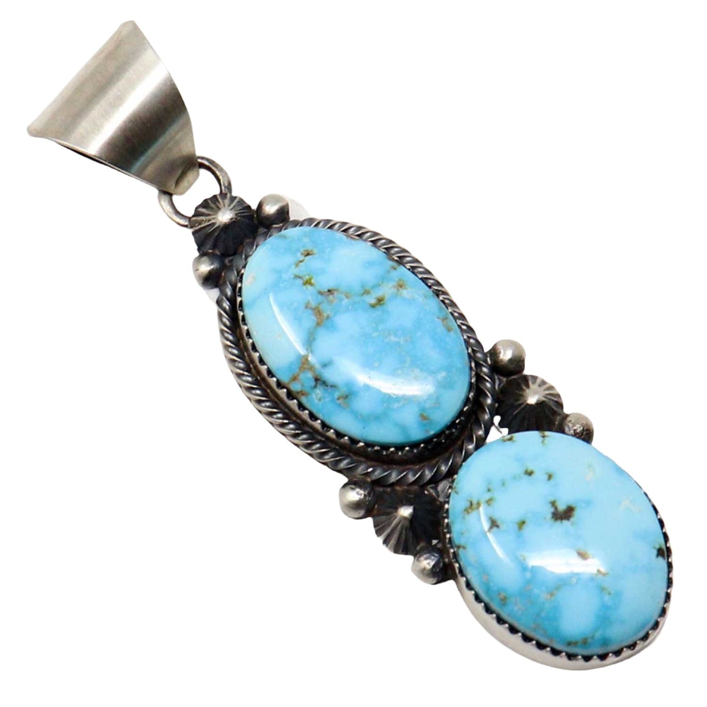 Sonoran Gold Turquoise Pendant by Tia Long