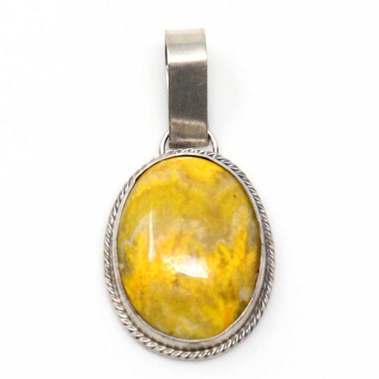 Bumble Bee Jasper Pendant by Sheryl Martinez