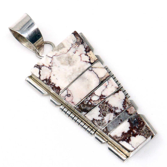 Wild Horse Inlay Pendant by Brandon Etcitty