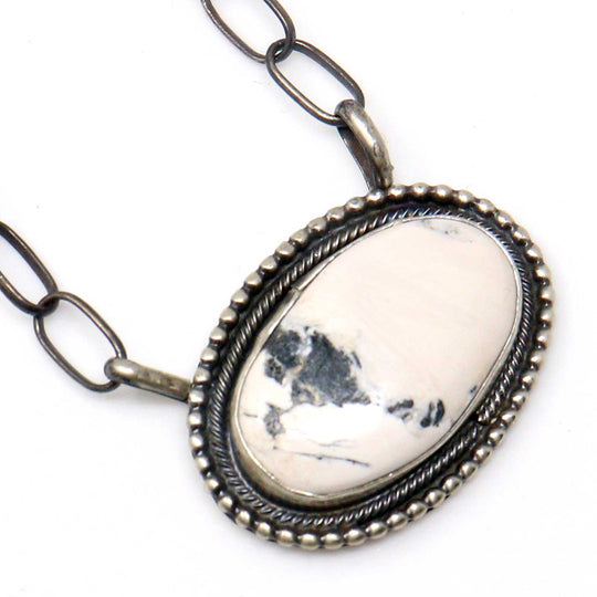 White Buffalo Necklace by Harold Smith